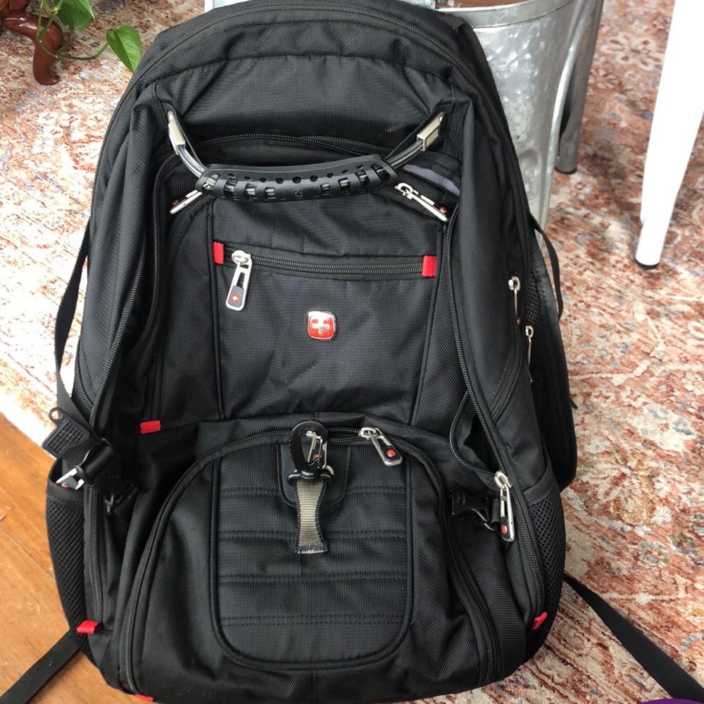 SwissGear Waterproof Black Backpack
